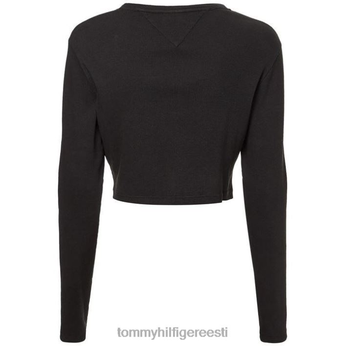 tikitud viljaringi T-särk RJV6220393 must Tommy Hilfiger