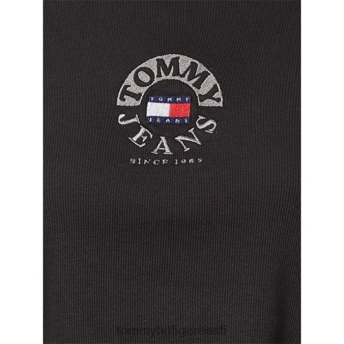 tikitud viljaringi T-särk RJV6220393 must Tommy Hilfiger