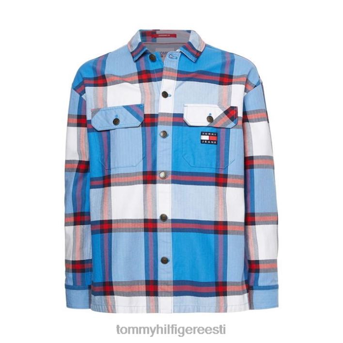 tjm casual check overshirt RJV6220985 koobalt c65 Tommy Hilfiger