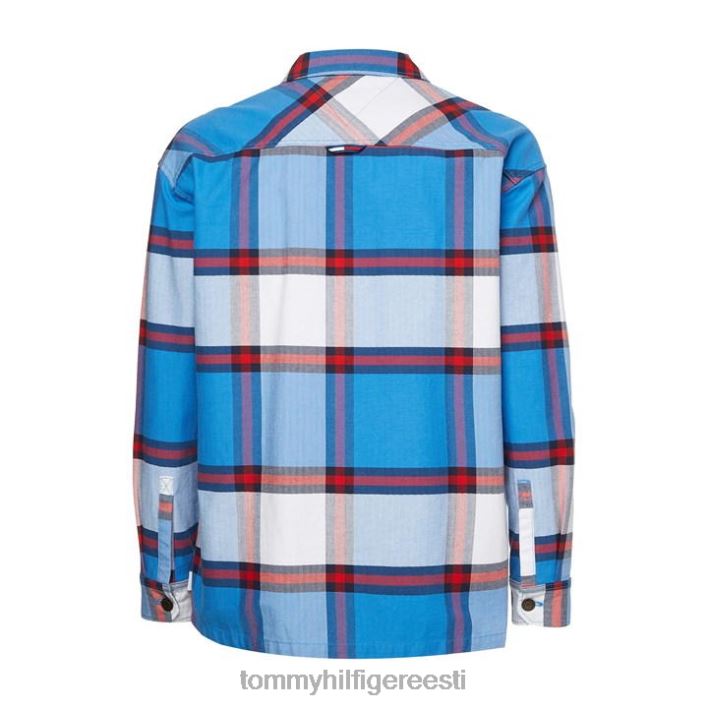 tjm casual check overshirt RJV6220985 koobalt c65 Tommy Hilfiger
