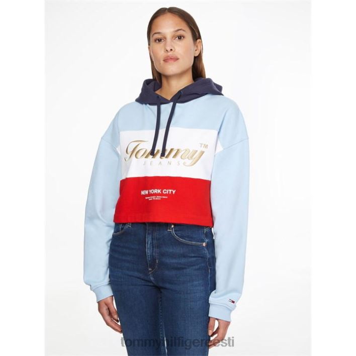 tjw crop archive hoodie RJV6220317 hämar c87 Tommy Hilfiger