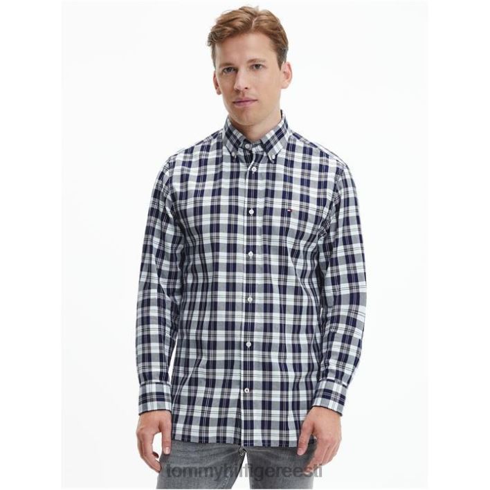 tommy check-särk RJV6220339 tumesinine/valge 0ms Tommy Hilfiger