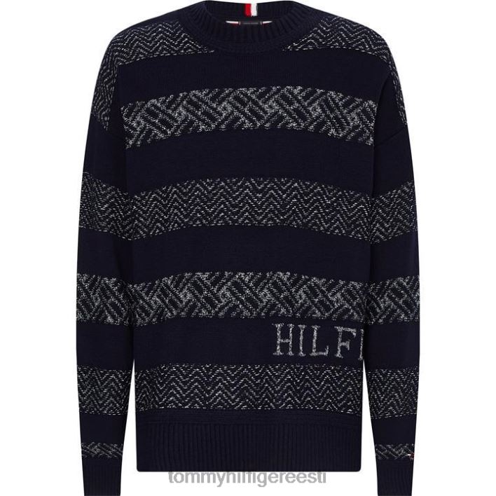 tommy fairisle'i meeskond RJV6220511 merevägi/elevandiluu 0gy Tommy Hilfiger
