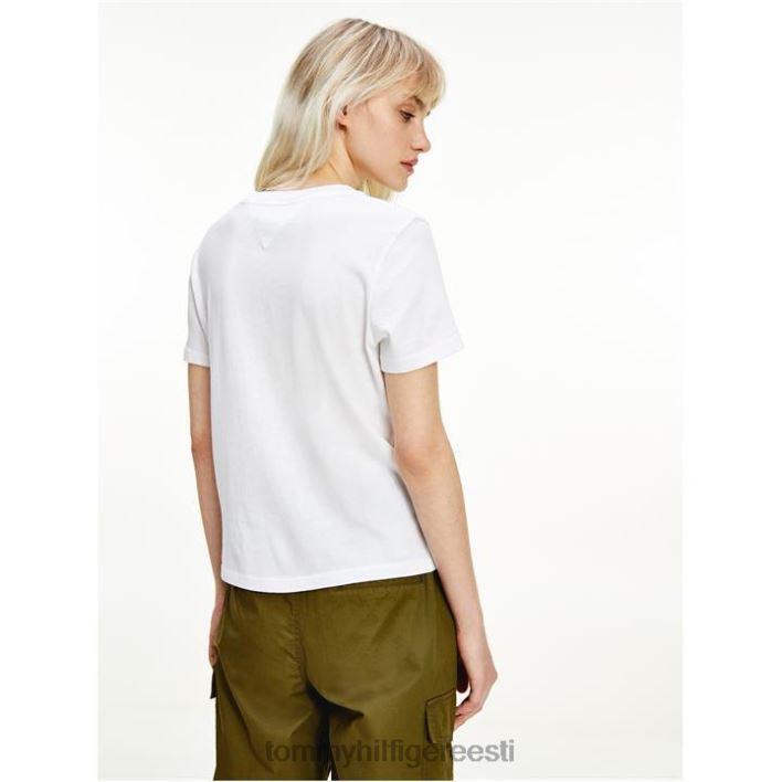 tommy teksad camo lilleline T-särk RJV6220238 valge ybr Tommy Hilfiger