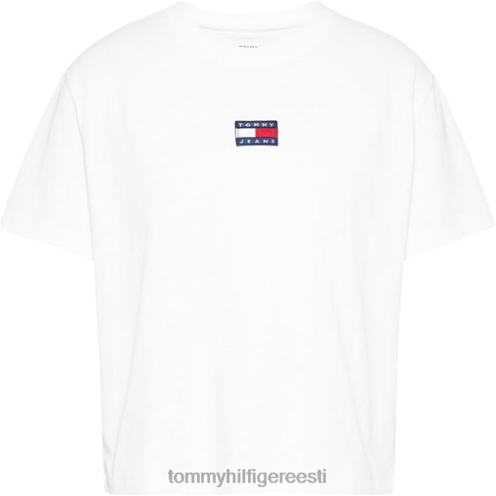 tommy teksade keskmärgi t-särk RJV6220059 valge ybr Tommy Hilfiger