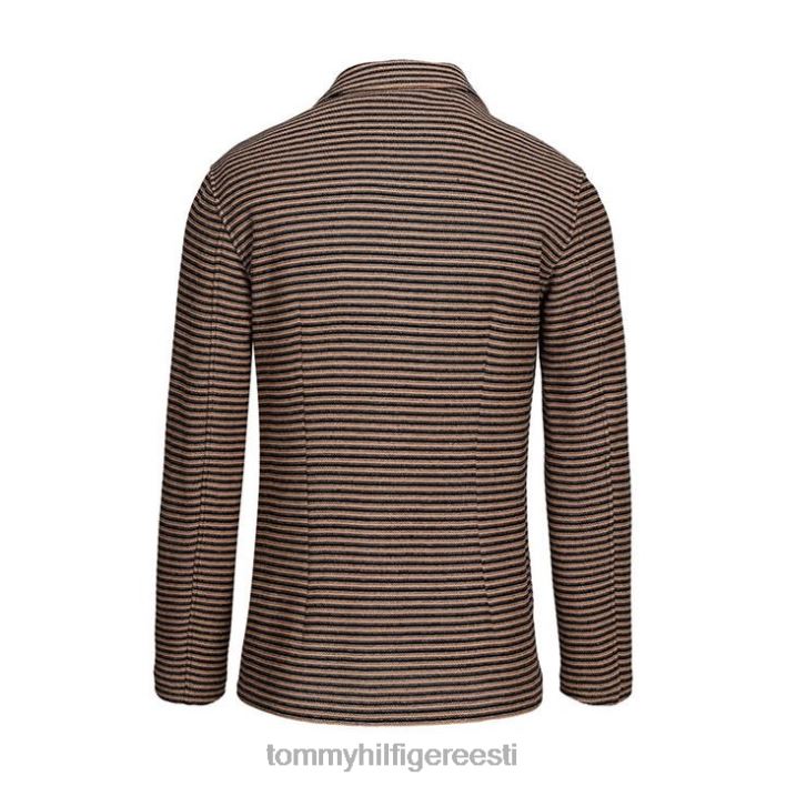 triibuline kootud shacket RJV6219907 punakaspruun must Tommy Hilfiger