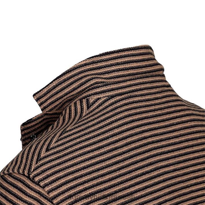 triibuline kootud shacket RJV6219907 punakaspruun must Tommy Hilfiger