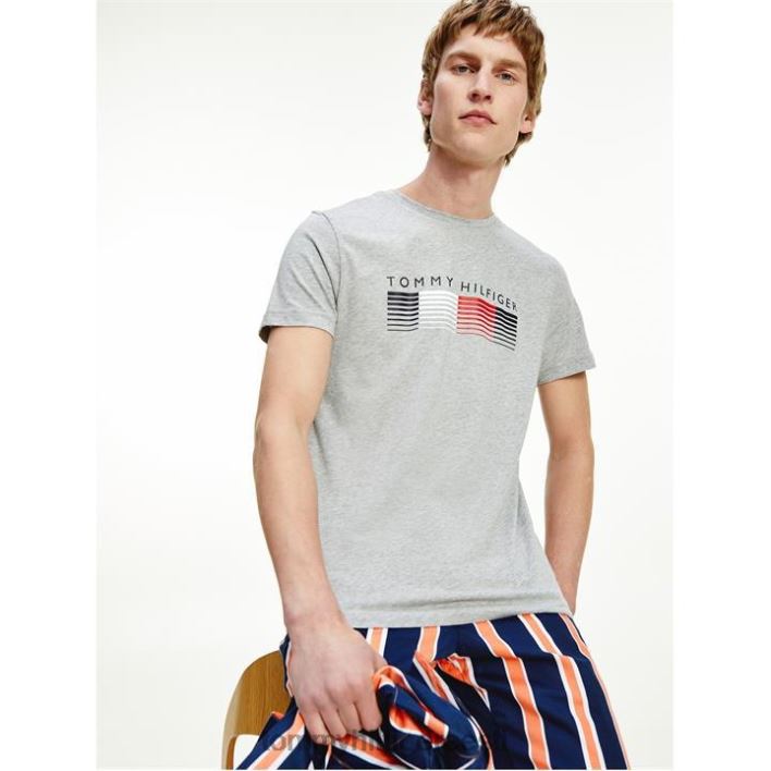 tuhmuv graafiline T-särk RJV6220281 hall p91 Tommy Hilfiger