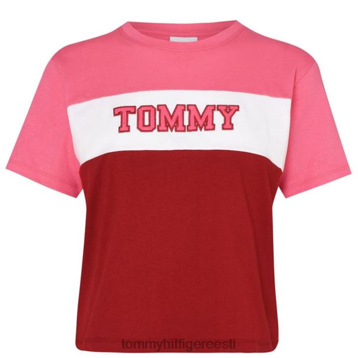 värvi plokk T-särk RJV6220838 glamuurroosa Tommy Hilfiger