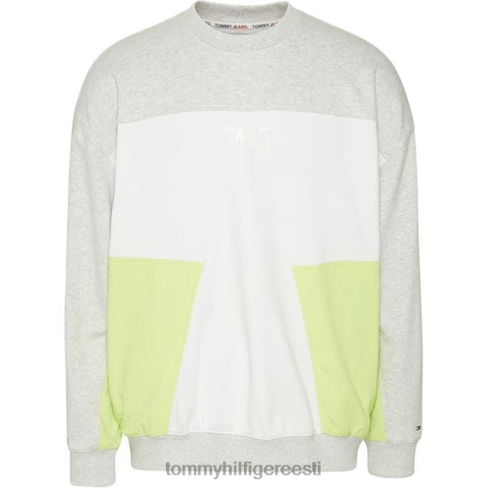 värvi plokk meeskonna kampsun RJV6220882 hõbehall pj4 Tommy Hilfiger