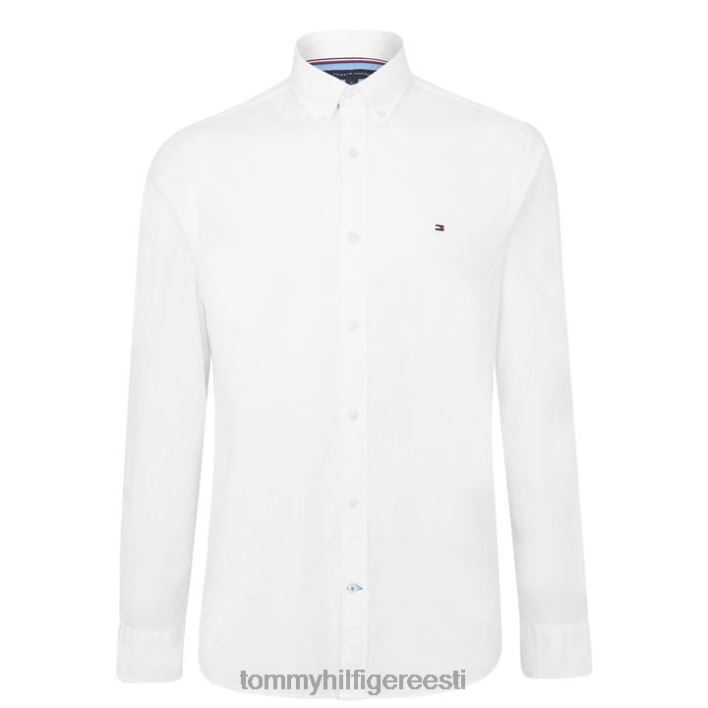 veniv popliinist pikkade varrukatega särk RJV6219558 valge 100 Tommy Hilfiger