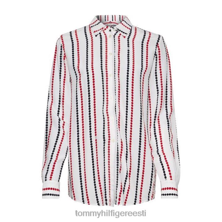 viskoosist fleuri triibuline pluus RJV6219827 täpiline stp Tommy Hilfiger