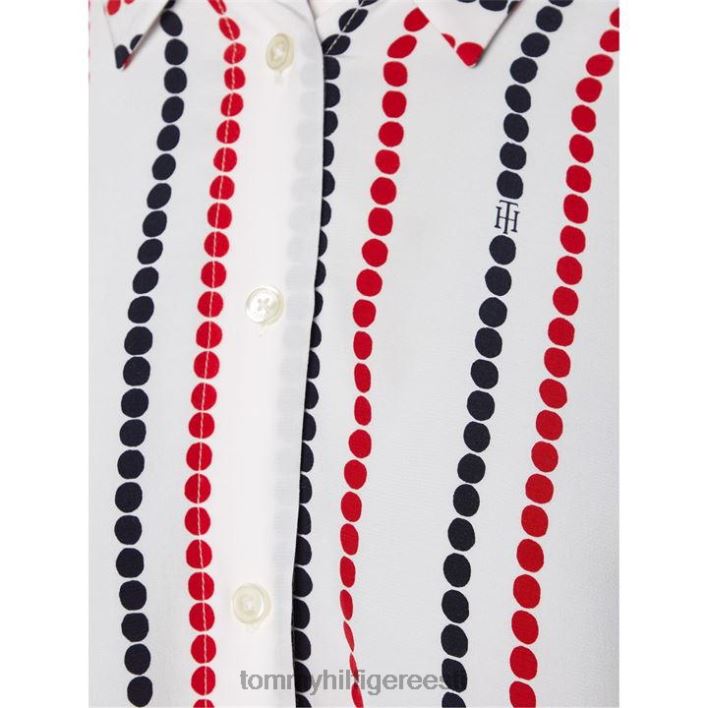 viskoosist fleuri triibuline pluus RJV6219827 täpiline stp Tommy Hilfiger