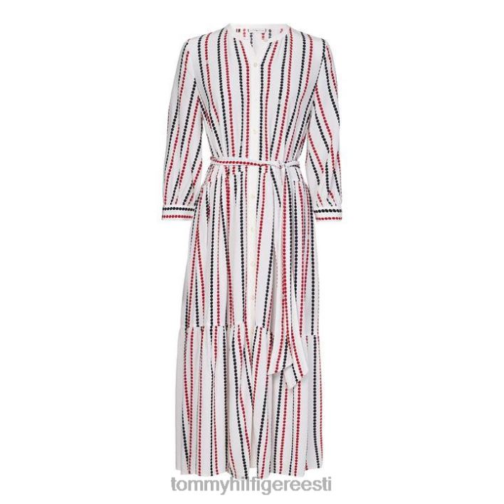 viskoosist midisärkkleit kolmveerandslv RJV6219875 täpiline stp Tommy Hilfiger