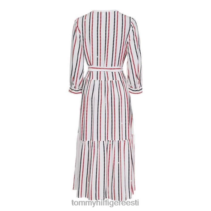 viskoosist midisärkkleit kolmveerandslv RJV6219875 täpiline stp Tommy Hilfiger