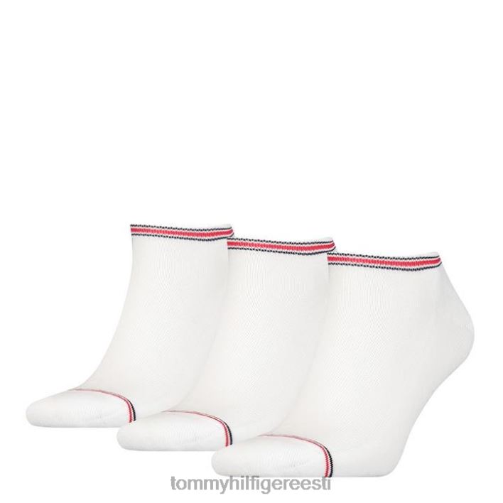 3 komplekti meeste sporditrenažööri sokid RJV6220080 valge Tommy Hilfiger