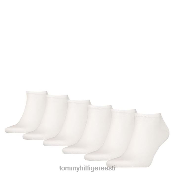 sneaker 6 pakki sokid meestele RJV6220234 valge Tommy Hilfiger