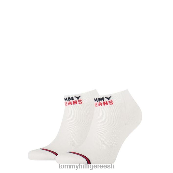 tommy bodywear tj veerand 2 pakki sokid RJV6220536 valge Tommy Hilfiger