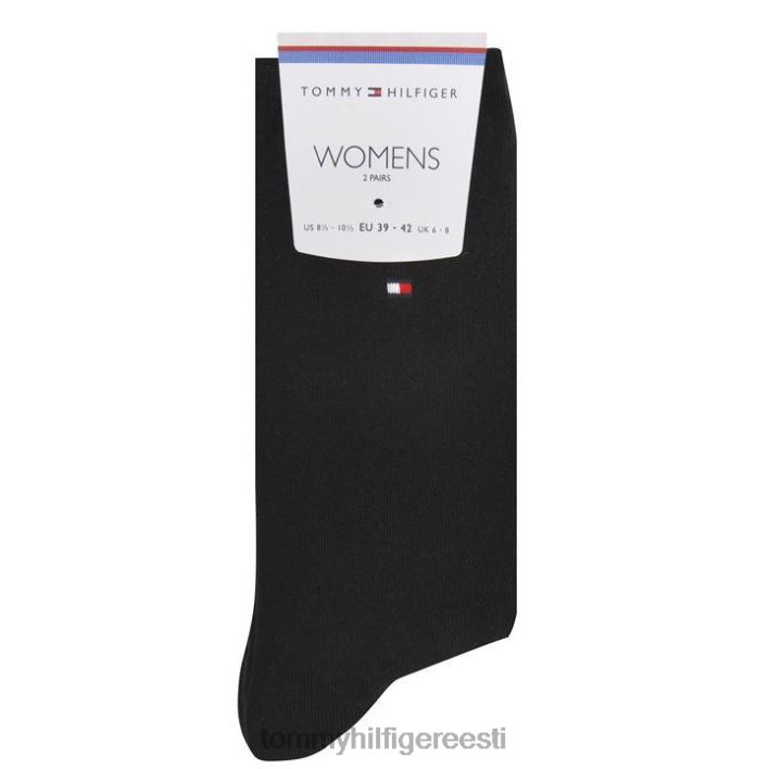 vabaaja 2 paari pahkluu sokid RJV6220650 must Tommy Hilfiger