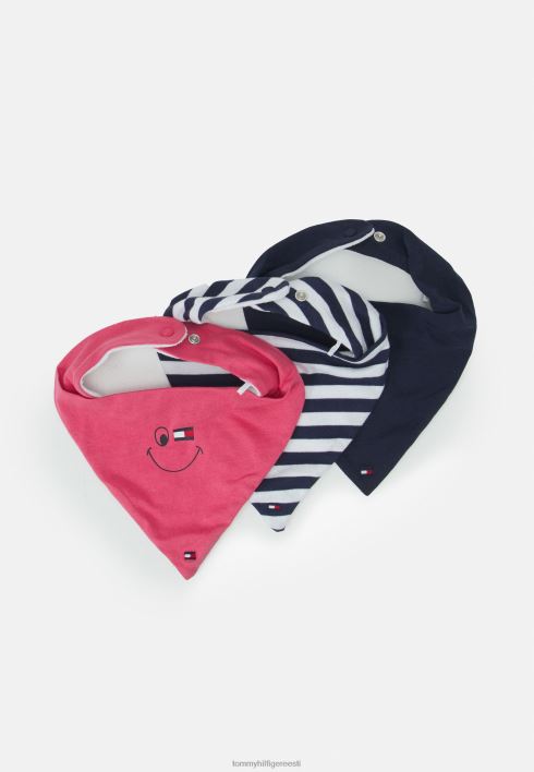 baby bibdana kingikarp 3 pakki unisex foulard RJV625902 sügav arbuus Tommy Hilfiger