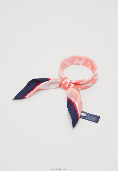 ikooniline pop bandana foulard RJV625901 roosa segu Tommy Hilfiger