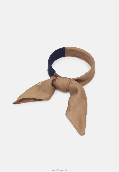moodne ülejääk bandana foulard RJV624213 beež Tommy Hilfiger