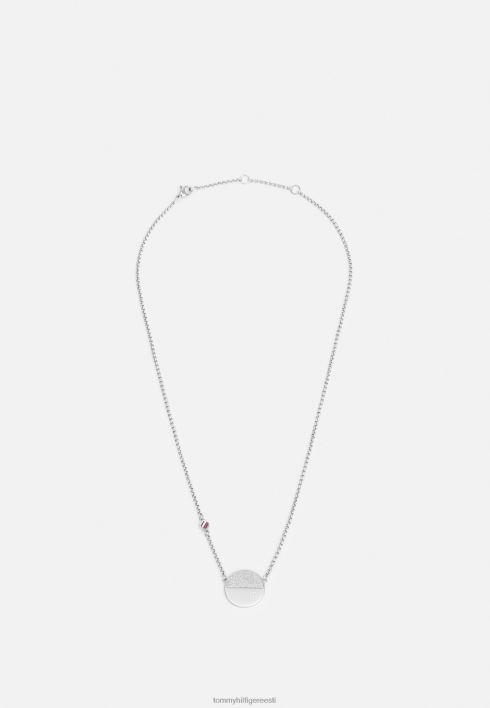 ehitud kaelakee RJV626239 hõbedase värviga Tommy Hilfiger