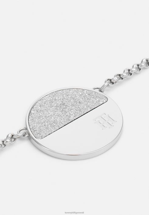 ehitud kaelakee RJV626239 hõbedase värviga Tommy Hilfiger