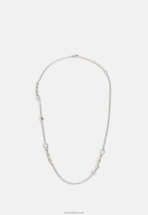 keerutatud kaelakee RJV626440 hõbedase värviga Tommy Hilfiger