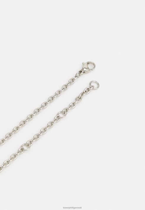 keerutatud kaelakee RJV626440 hõbedase värviga Tommy Hilfiger