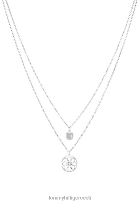 vabaaja kaelakee RJV624470 hõbedase värviga Tommy Hilfiger