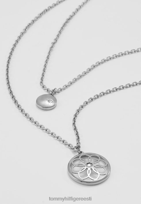 vabaaja kaelakee RJV624470 hõbedase värviga Tommy Hilfiger