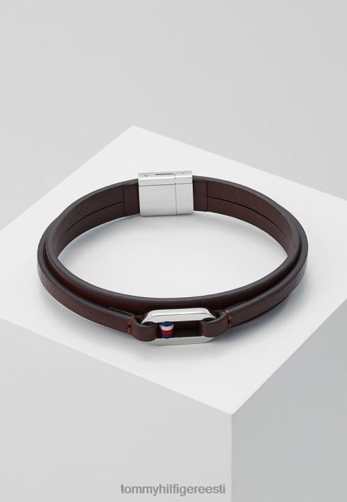 vabaaja südamikuga käevõru RJV625554 braun Tommy Hilfiger