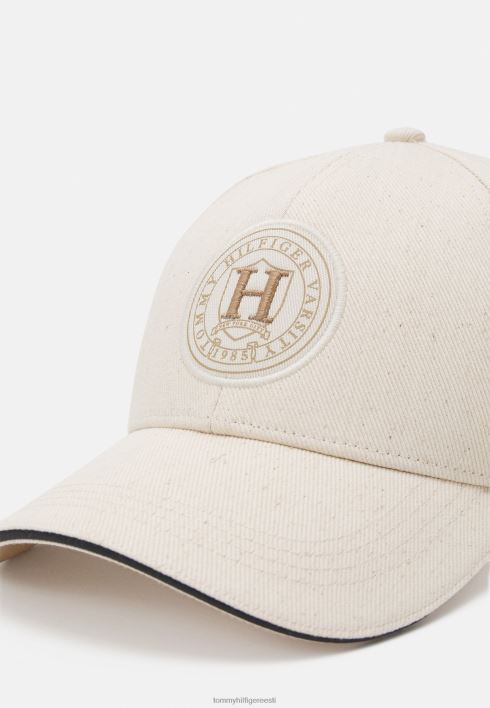 esmaklassiline unisex vabaaja müts RJV625770 elevandiluust Tommy Hilfiger