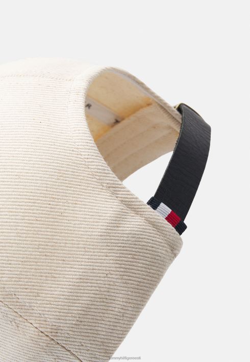 esmaklassiline unisex vabaaja müts RJV625770 elevandiluust Tommy Hilfiger