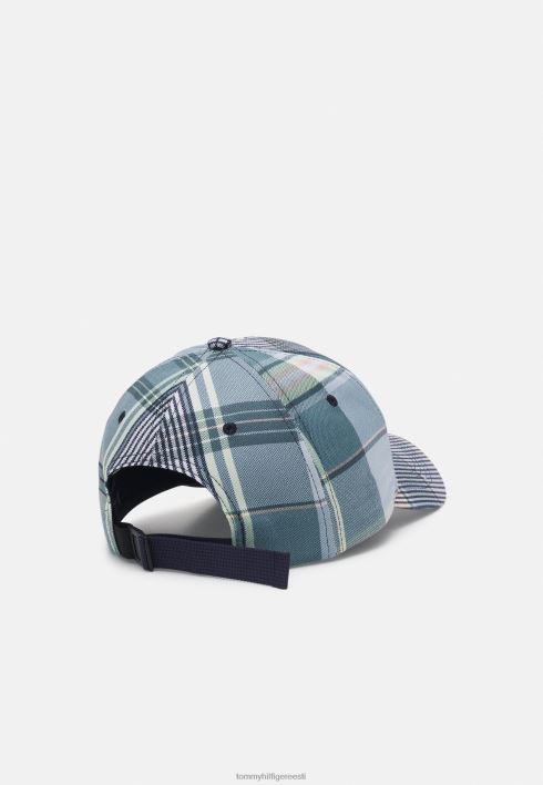 kehtestatud kork unisex cap RJV624037 madras Tommy Hilfiger