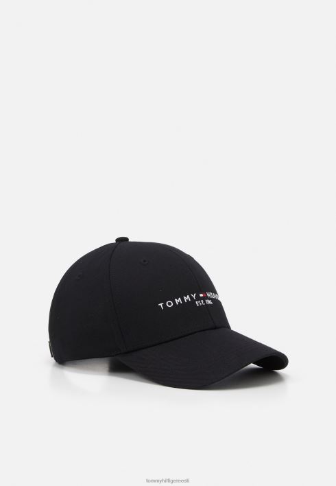 kehtestatud unisex cap RJV624152 must Tommy Hilfiger