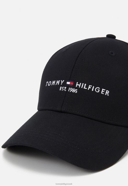 kehtestatud unisex cap RJV624152 must Tommy Hilfiger