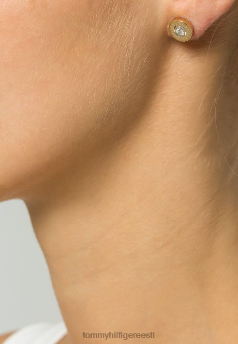 klassikalised signatuurkõrvarõngad RJV625289 kullavärvi Tommy Hilfiger