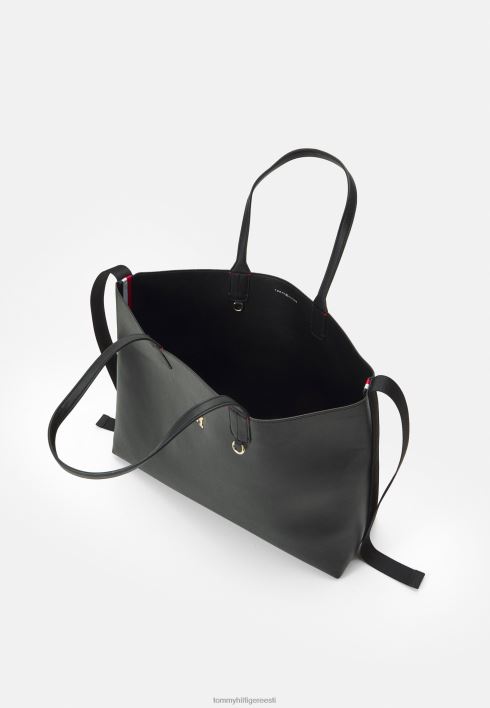 Ikooniline kandekott RJV624657 must Tommy Hilfiger