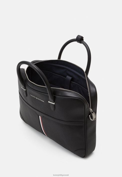 kesklinna õhuke arvutikoti kohver RJV624724 must Tommy Hilfiger