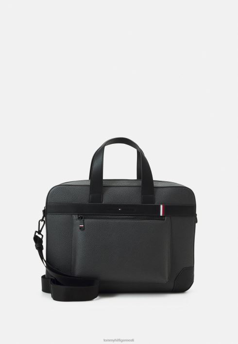 keskne arvutikoti kohver RJV625494 asfalt hall Tommy Hilfiger