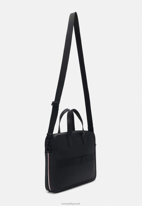 keskne õhuke arvuti sülearvutikott RJV624679 must Tommy Hilfiger