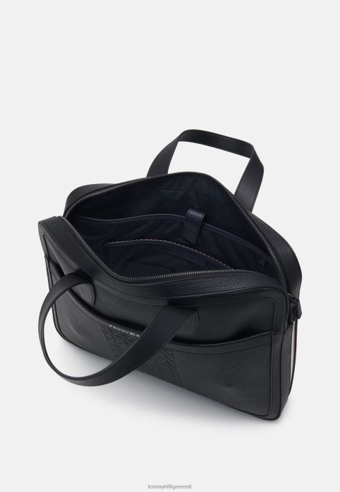 keskne õhuke arvuti sülearvutikott RJV624679 must Tommy Hilfiger