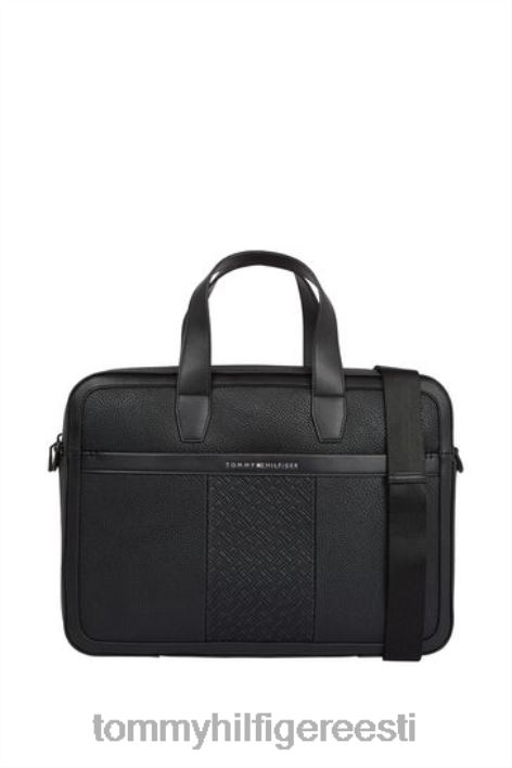 keskne õhuke arvutikott RJV623297 must Tommy Hilfiger