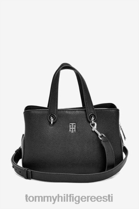 monogramm keskmine kotikott RJV623832 must Tommy Hilfiger