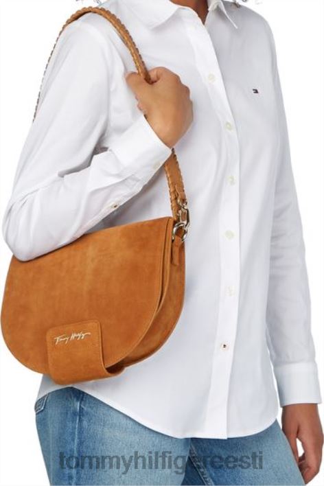 nahast sadulakott RJV623391 pruun Tommy Hilfiger