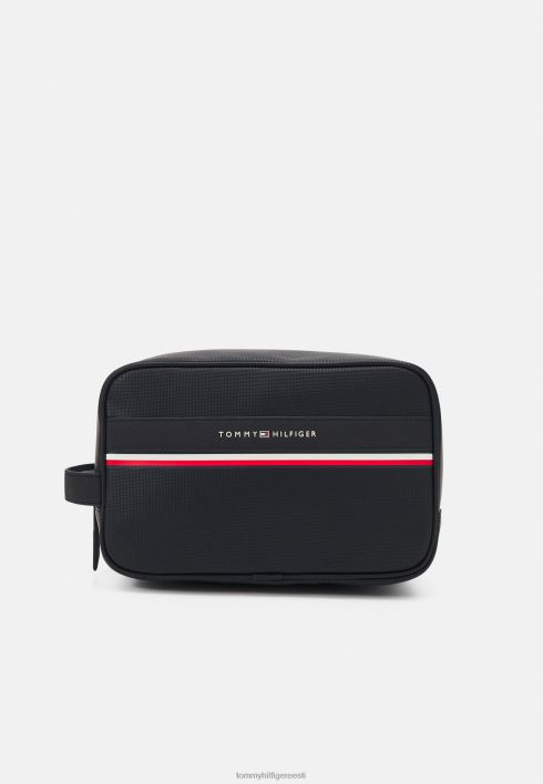 triibuline pesukott unisex reisitarvikud RJV623935 must Tommy Hilfiger