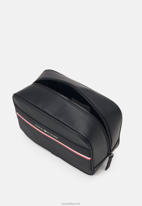 triibuline pesukott unisex reisitarvikud RJV623935 must Tommy Hilfiger