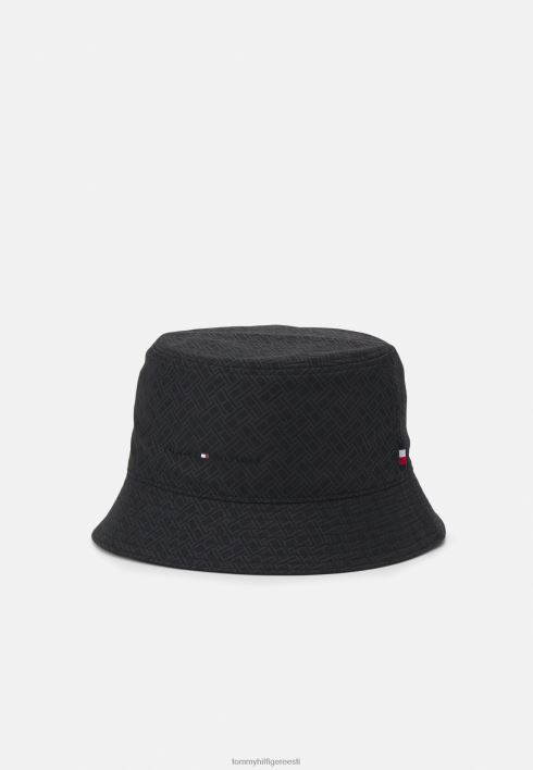 1985. aasta business bucket unisex müts RJV626087 must Tommy Hilfiger